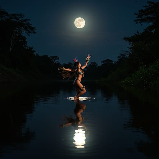 Leyenda Naiá y la Vitória-Régia, Brasil