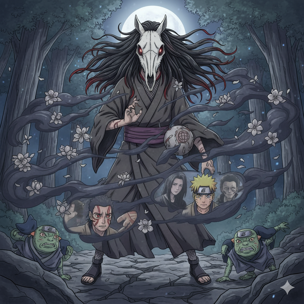 Leyenda La Cegua Anime Naruto Espíritu Maldito