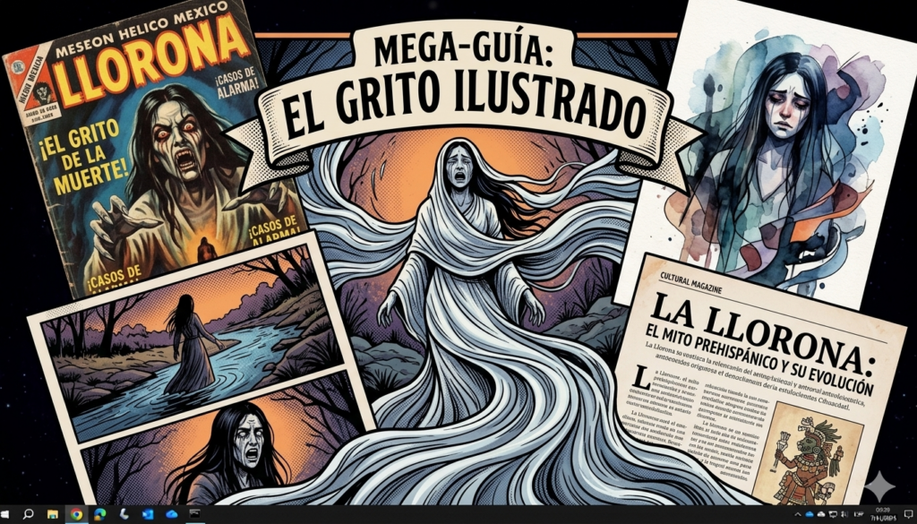 Leyenda la Llorona Conexion Pop ilustraciones